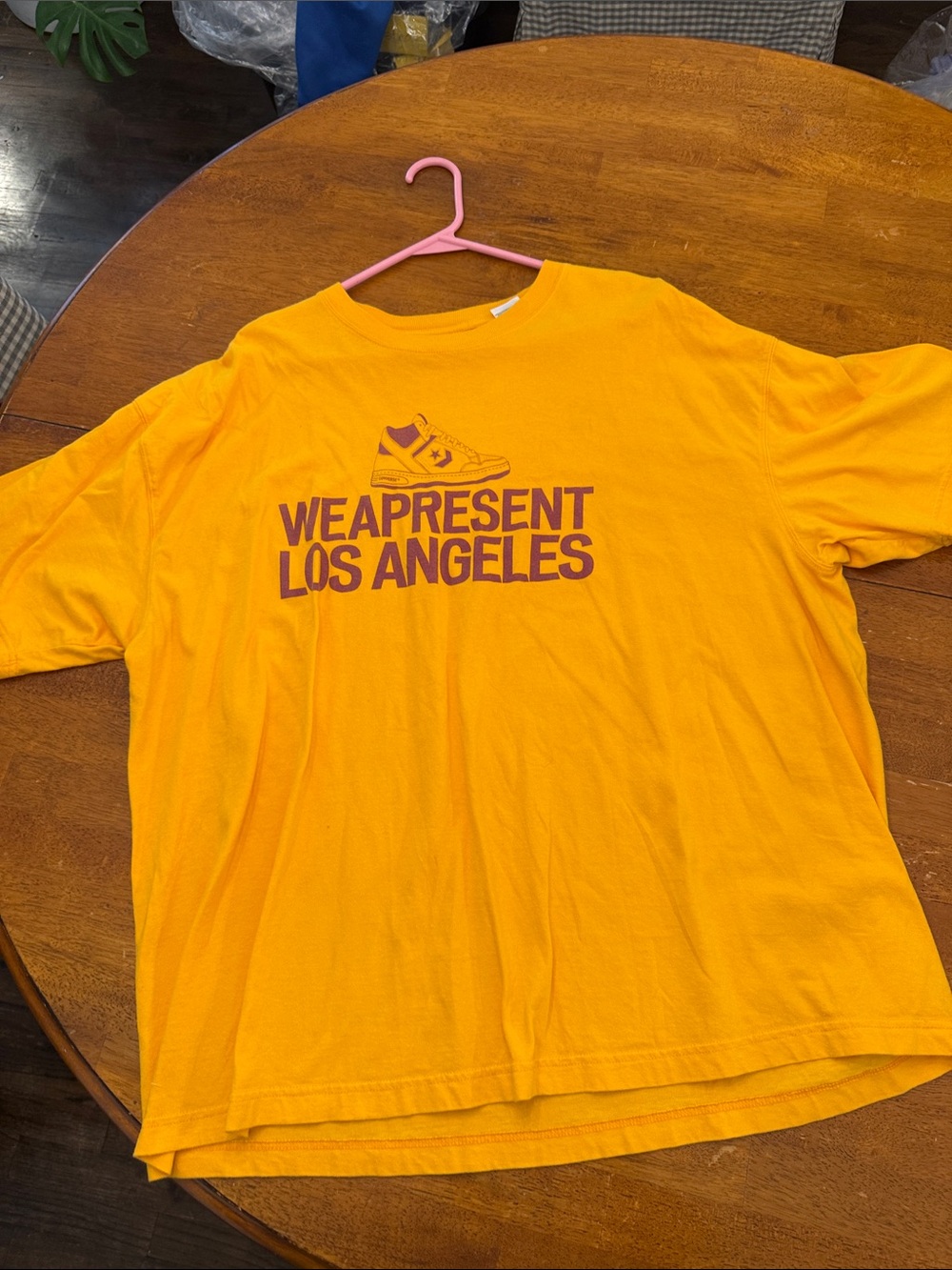 Converse Yellow Los Angeles Graphic Short Sleeve Tee xxl